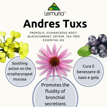 Complément alimentaire contre la toux - ANDRES TUXS 100 ml 3