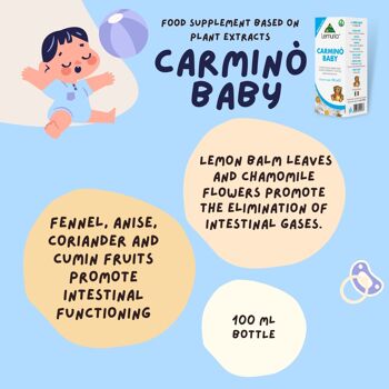 Complément alimentaire contre les flatulences chez l'enfant - CARMINÒ BABY 100 ml 3