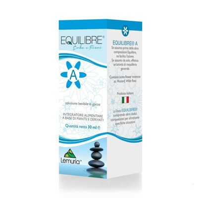 Food Supplement for General Rebalancing - EQUILIBRE A - 30ml