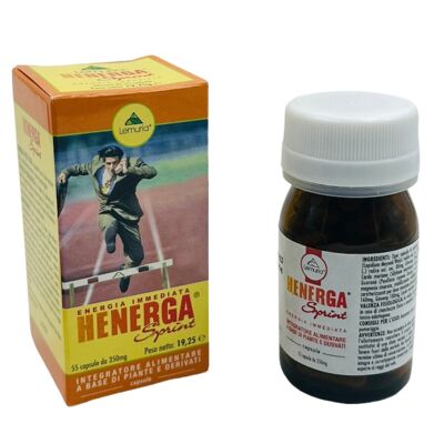 Food Supplement for Instant Energy - HENERGA Sprint - 55 Caps