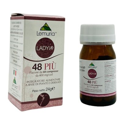 Food Supplement for Menopause - LADY IN 48+ 60 Caps