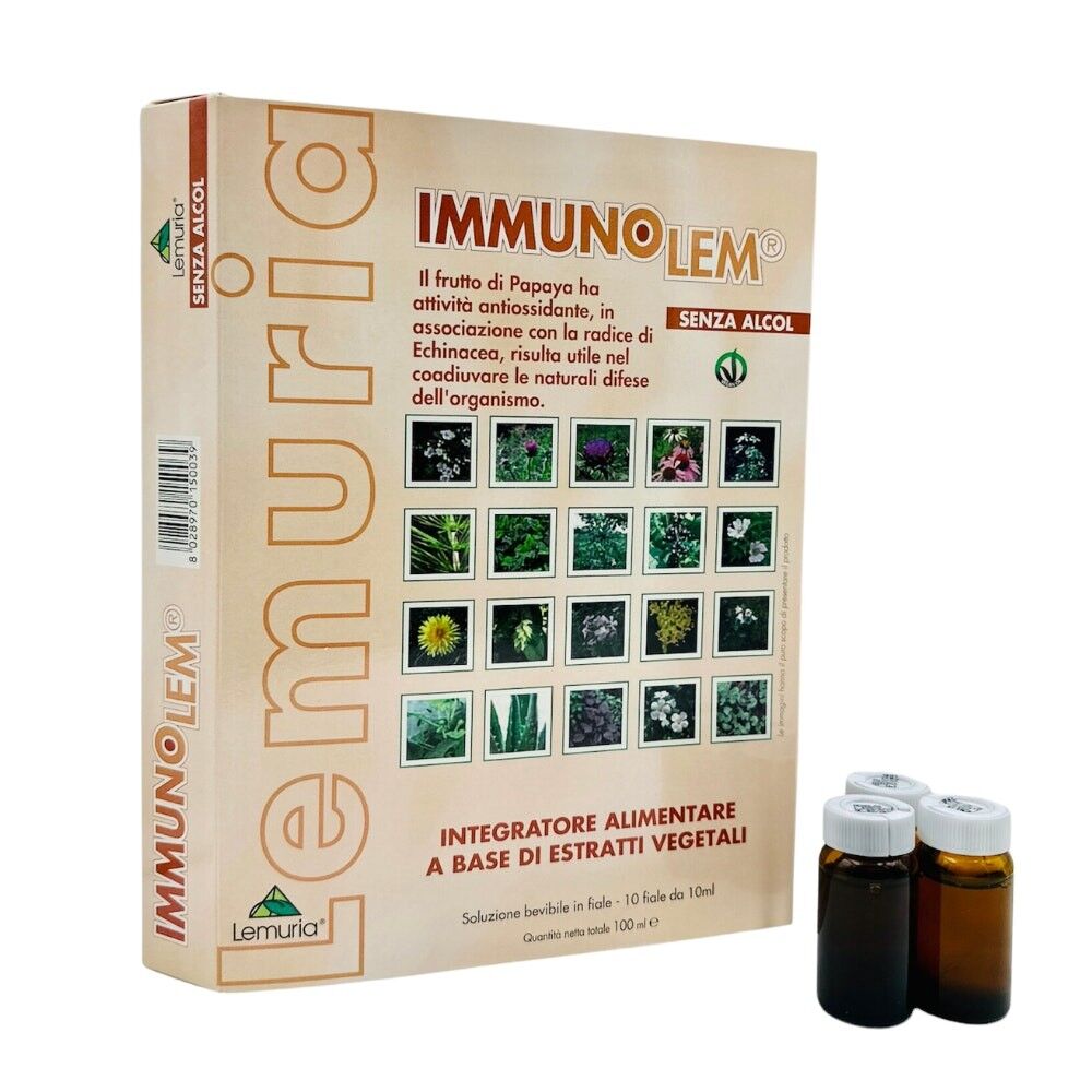 Integratore Alimentare per il Sistema Immunitario -IMMUNOLEM 10Fiale da 10ml