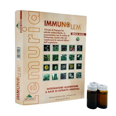 Integratore Alimentare per il Sistema Immunitario -IMMUNOLEM 10Fiale da 10ml