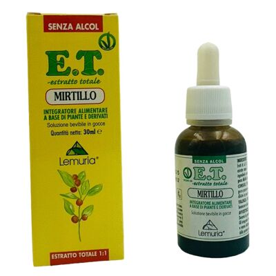 Integratore di estratti totali per la salute visiva - MIRTILLO 30ml