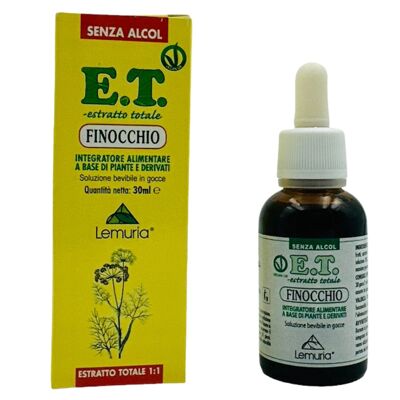 Integratore di Estratto Totale per la Digestione - FINOCCHIO 30ml