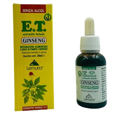 Suplemento de Extracto Total para Tónico-adaptogénico - GINSENG 30ml