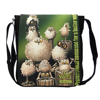 Good mood bag with owl motif "Veit`S Huhus