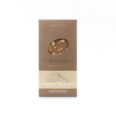 Vollmilch mit Schüttelbrot /
Milk Chocolate with Bread
crunchy_100g