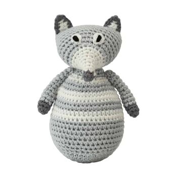 Crochet Roly-Poly Wolf FROSTY 2