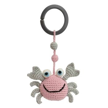 Remorque landau au crochet crabe PINCER en bleu (clip) 2