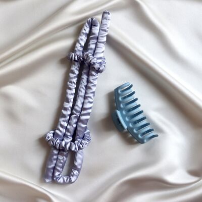 Mini-Curling-Kit azzurro cielo