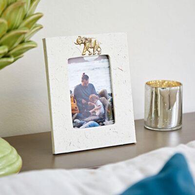 Medium Elephant Dung Photo Frame