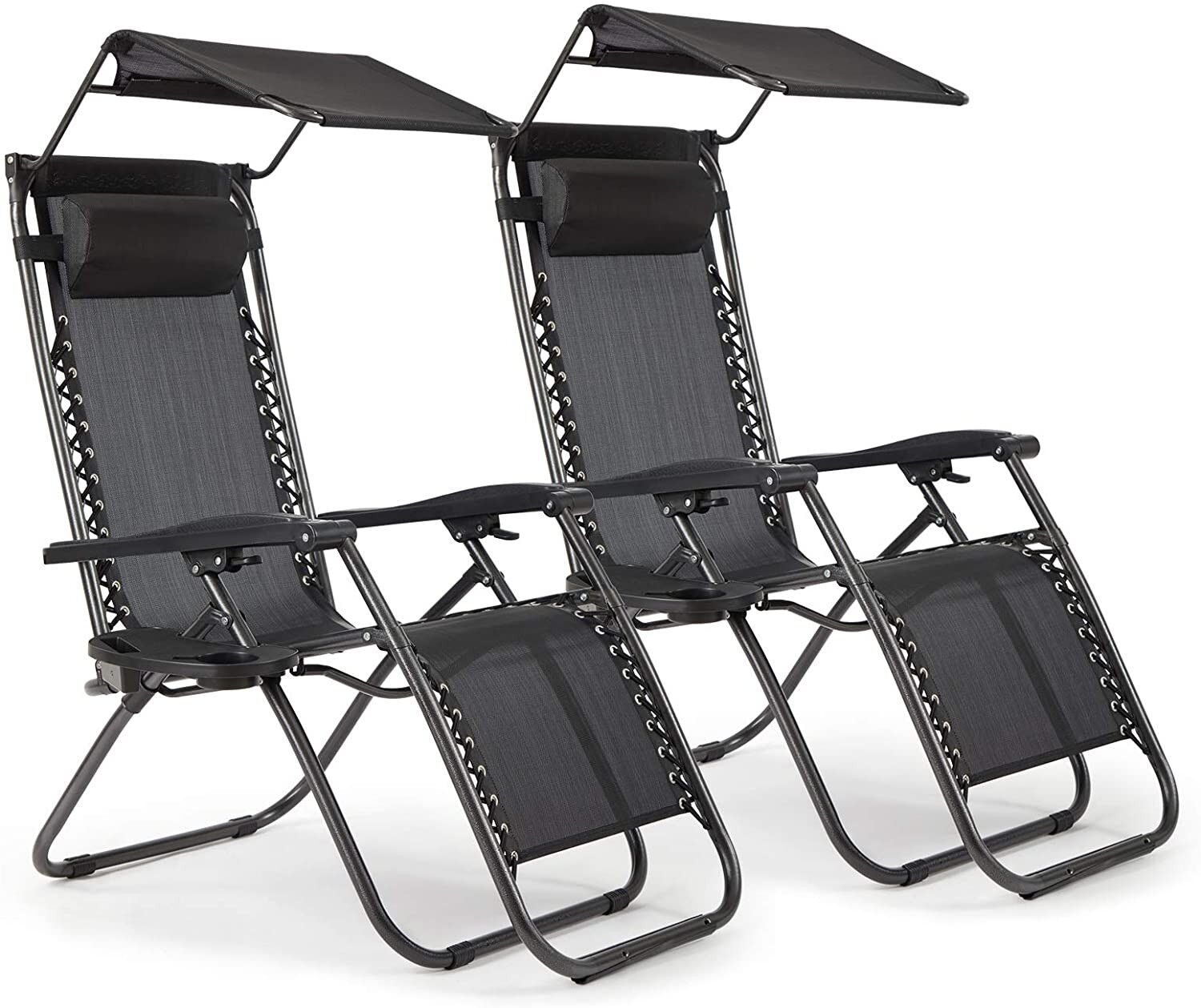 2 zero cheap gravity sun loungers