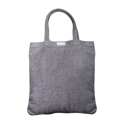 Strandtæppe/taske - dyb grå