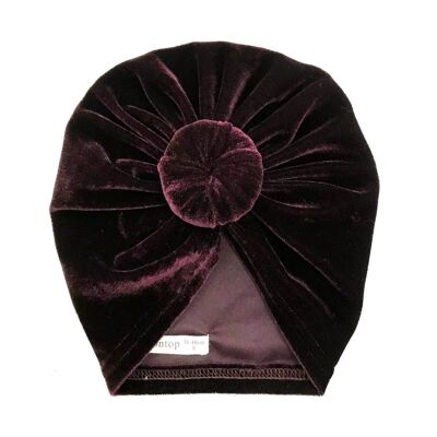 Turban IVY - Lila Samt