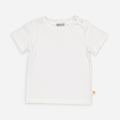 T-Shirt aus Bio-Baumwolle WEISS - Kurzarm