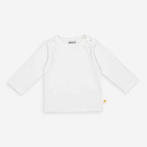 Tee-shirt Coton Bio WHITE - Manches Longues