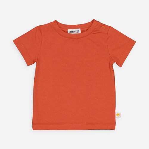 Tee-shirt Coton Bio BURNT - Manches Courtes