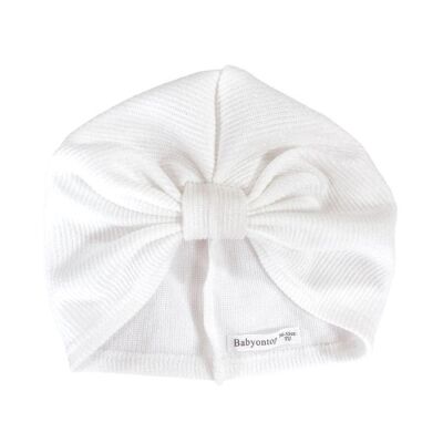 Turban ROSA - White Warm Knit