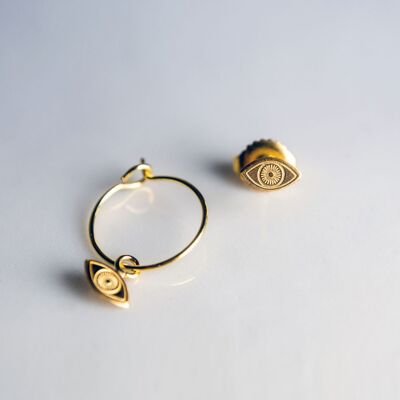 Boucles d'oreilles DUO Elise Eye