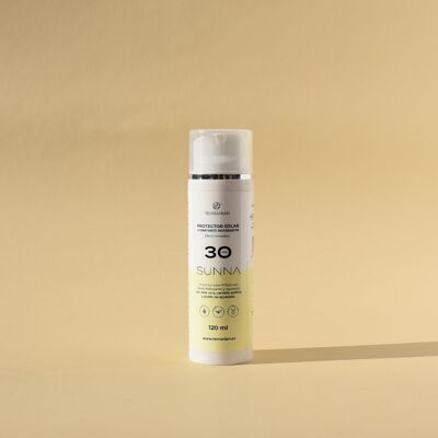 Crème solaire hydratante réparatrice +30