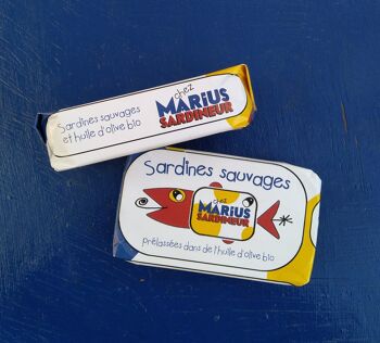 Conserve de sardines "Marius" à l'huile d'olive 2