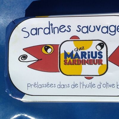 Wild Sardines "MARIUS" / Local Organic Olive Oil