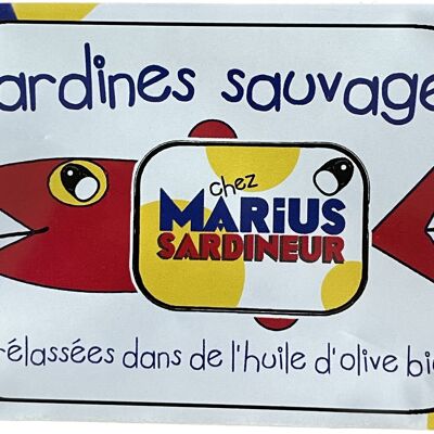 Canned “Marius” sardines in olive oil