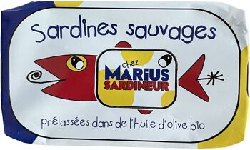 Conserve de sardines "Marius" à l'huile d'olive 1