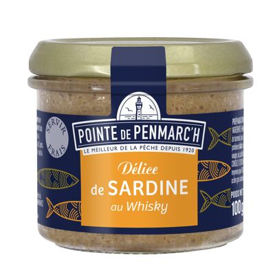 Spreadable Sardine delight with whiskey - 100g verrine