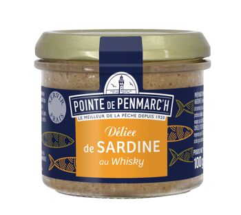 Tartinable Délice de sardines au whisky - verrine 100g