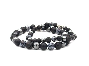 M. & MME. ensemble de bracelets noir 1