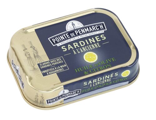 Sardines à l'ancienne à l'huile d'olive et au citron