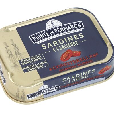 Old fashioned sardines in olive oil and confiterelles