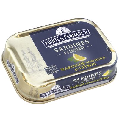 Old fashioned sardines oil-free lemon marinade