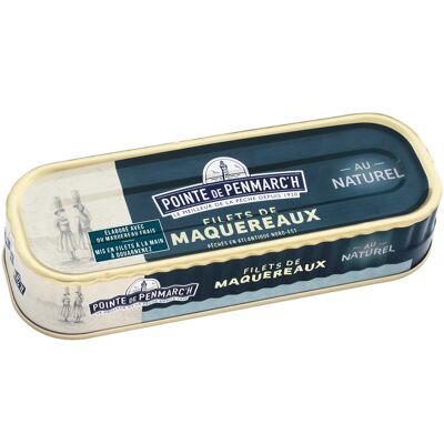 Natural mackerel fillets