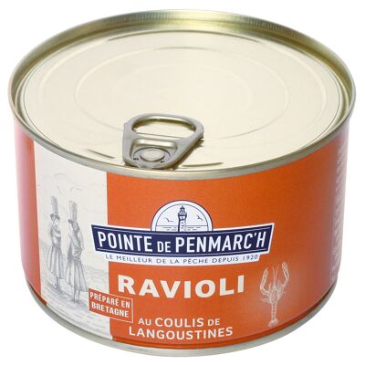 Ravioli with langoustine coulis