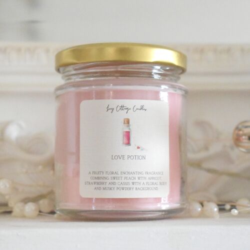 Love potion scented candle