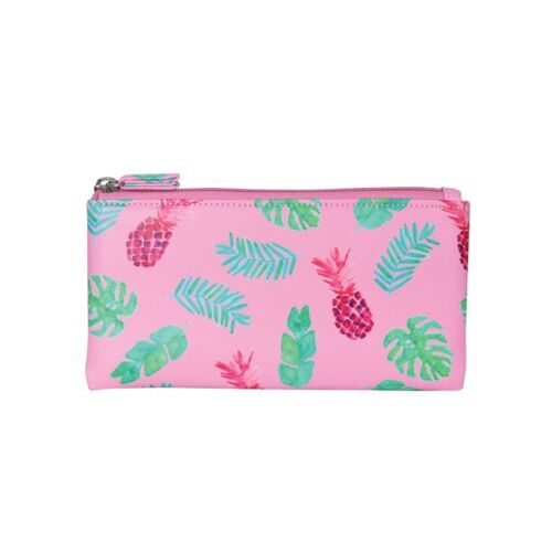Pineapple Palm small flat purse