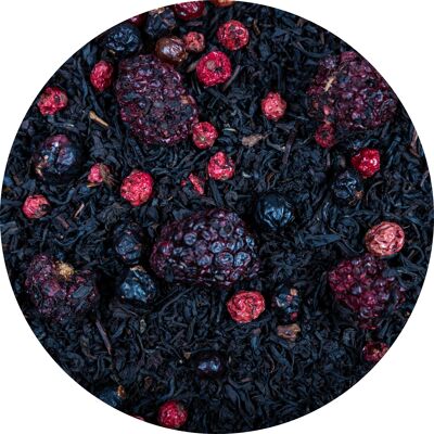 Organic black tea Divine Berries bulk 1kg