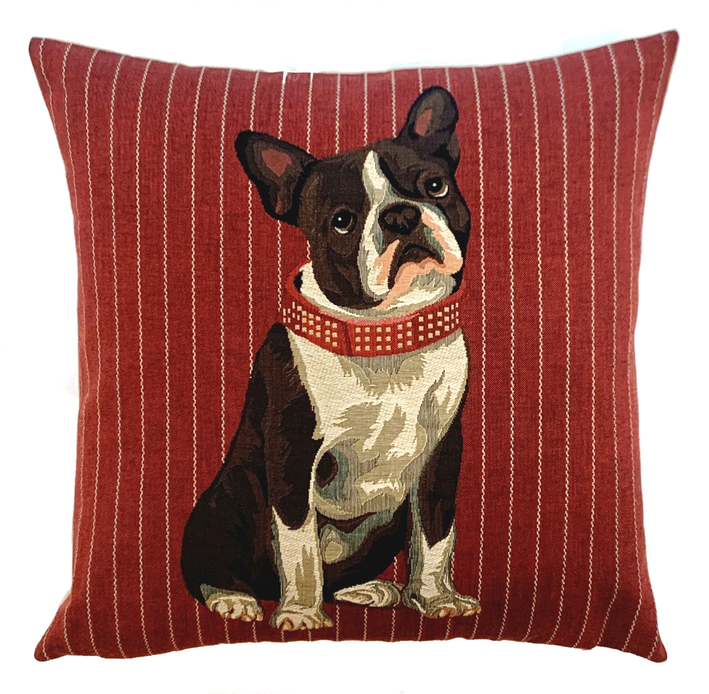 copricuscino decorativo bulldog francese
