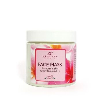 Masque facial avec Vit. A+E - pour peaux normales, 200 ml