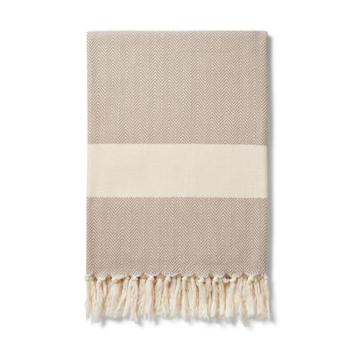 Ferah Organic Cotton Blanket - Oyster