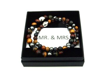 M. & MME. ensemble de bracelets marron 2