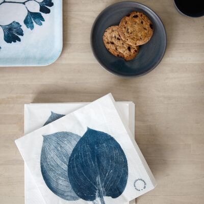 Dinner napkins - Hosta blue