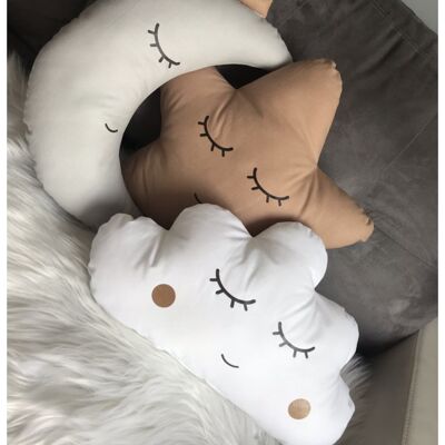 Set of camel cushions