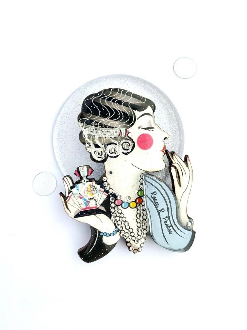 Art brooches and on sale pins