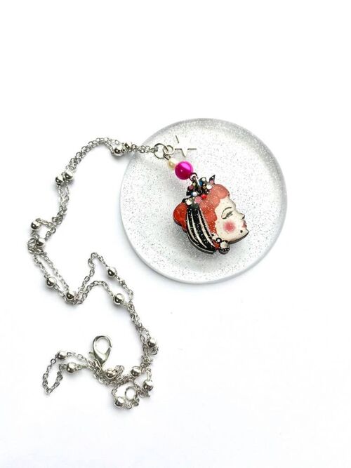 The Betty cute pendent necklace, vintage inspired necklace
