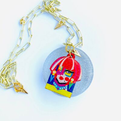 The drag race collection necklace,chunky necklace,colourful