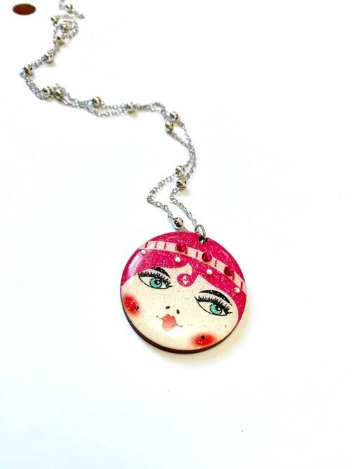 The little Suzi whimsical necklace, cute statement necklace